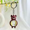 Chaveiro Animal Cartoon Círculo Mais Vendido Pingente de Carro de Borracha Macia Pequeno Presente Boneca Infantil Pequeno Presente Atacado