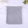 En Stock Cordón Lienzo Cinturón Bolsillo Portátil Cinturón Bolsa de Almacenamiento Extraíble Viaje Pequeña Bolsa de Tela Mochila