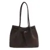 Bolso Tote Retro para Viajes para Mujer 2025 Nuevo Otoño e Invierno Bolso de Hombro Versátil de Gama Alta Bolso de Mano de Gran Capacidad