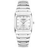 Reloj de Pareja con Correa de Acero con Incrustaciones de Diamantes LONGBO Productos Genuinos Explosiones de Comercio Exterior Sencillo Casual Resistente al Agua Reloj de Cuarzo para Hombre y Mujer