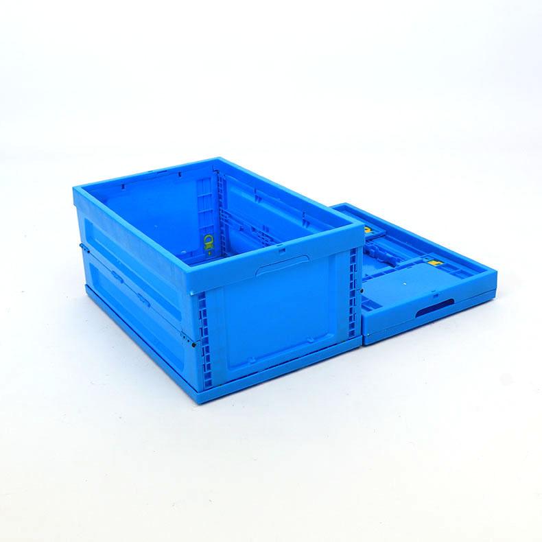 折叠箱 塑料大号内倒式可堆高物流箱箱子600*40