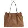 Bolsa Tote Transfronteiriça Estampada de Leopardo para Mulheres, Novo Estilo Outono 2025, Elegante e Estilosa, Bolsa de Ombro/Axila Retro de Luxo Leve