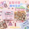 Xin Mo Adesivo de Paisagem de Bolso Brilhante Sem Corte para Menina Artesanal DIY Adesivo de Vestir Livro de Brinquedo Educacional Descompressor