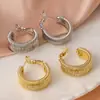 Brincos de Pino Agulha de Prata Esterlina 925 Camada Múltipla Empilháveis em Forma de C Argola Redonda Temperamento Exagerado Versáteis Irregulares Minimalistas Luxo Leve Ornamentos de Orelha