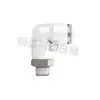 Conector rápido de mangueira de ar pneumática cotovelo roscado PL8-02/4-M5/6-01/10-03/12-04
