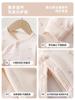Ropa para Bebé Recién Nacido Algodón Puro Clase A Conjunto Dividido Otoño 0-6 Meses Niña Ropa Interior Suave con Velcro