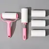 Rodillo quita pelusas desprendible, rodillo conveniente para quitar pelusas con adhesivo fuerte, para limpiar cabello y polvo de la ropa