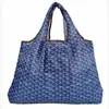 2025 Nueva Bolsa de Compras Plegable Tela Floral Portátil Poliéster Tote Bolsa de Almacenamiento Gran Capacidad Bolsa para la Compra del Supermercado Venta al por Mayor