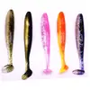 Atacado duas cores T-tail cor lagosta Isca Luya inseto macio Isca macia Luya T-tail isca de simulação bico levantado isca para perca peixe mandarim