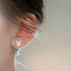 Pendientes de conejo con aguja de plata 925 para mujer, sencillos, modernos, ligeros, de lujo, de nicho, para invierno 2022