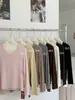 Mousse Cachemir Otoño/Invierno Base de Capa King Estilo Hermana Ligeramente Madura Ropa Girly Pliegue Doble Tridimensional Tipo Cuello Huevo de Ganso 808