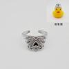 Toalla de saliva de patito amarillo pequeño transfronterizo, juguete, accesorios para sombrero, muñeco de patito amarillo pequeño famoso en Internet, juguete para coche, Amazon