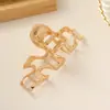 Pinza para el pelo de metal de alta calidad con forma de ola brillante, nueva, transfronteriza, para mujer, poco volumen, tamaño pequeño, moda, al por mayor