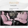 Cojín para asiento de coche adecuado para todas las estaciones, juego completo para vehículo de 5 plazas. El patrón acolchado clásico proporciona comodidad cómoda y transpirable. La silicona en la parte inferior asegura un buen agarre y la instalación es sencilla.
