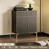 Gabinete de Almacenamiento Aparador de Acero para Sala de Estar Dormitorio Pasillo del Hogar Gabinete de Almacenamiento de Bocadillos y Juguetes Integrado de Lujo Ligero Montado en Pared
