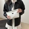 Bolso de Mujer 2025 Nueva Moda Primavera Estilo Occidental Bolso Portátil Casual Casual Color Sólido Bolso Clutch de Gran Capacidad para Mujer