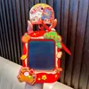 Chaveiro Mascote do Ano do Cavalo 2026 Pingente de Bolsa da Sorte de Ano Novo Atrai Dinheiro Chaveiro de Carro para Casal Pequeno Presente