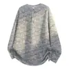 Sudadera para Hombre 2026 Nueva Sudadera Casual para Hombre con Cuello Henley de Manga Larga con Diseño de Nube Arcoíris Chaqueta Top para Hombre