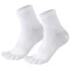 Calcetines de Cinco Dedos para Hombre, Calcetines Finos de Algodón para Verano, Calcetines de Cinco Dedos Antibacterianos, Calcetines de Malla Transpirable hasta la Pantorrilla con Dedos Separados, Calcetines de Dedos Divididos para Hombre al por Mayor