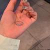 Anillo de Mariposa de Plata de Ley 925 Moda Distintivo Diseño Nicho Lujo Ligero Alta Gama Lujo Ligero Anillo de Dedo Abierto Trendy