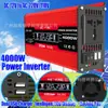 Inversor transfronterizo de 300 W, convertidor de 12 V a 220 V, 110 V, pantalla a color inteligente, doble USB, carga rápida de 4,2 A.