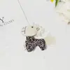 Nuevos Accesorios de Muñeco de Perro de Tela Rellena de Algodón de Dibujos Animados Lindos, Accesorios de Decoración para Bolsos y Ropa, DIY