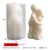 Molde de Silicone para Velas Perfumadas DIY em Forma Humana, Molde de Vela de Corpo Abraço Casal, Molde de Pedra Difusora de Resina