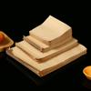 Saco de papel para embalagem de alimentos à prova de óleo descartável de papel revestido atacado nuggets de frango filé de frango saco de embalagem de papel Kraft