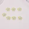 Decoraciones de Arte de Uñas Coloridas de Verano de Loto Simuladas Resina DIY Accesorios Pequeños Flores Pinzas para el Cabello Aretes Accesorios de Arte de Uñas