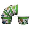Tazón de Papel Desechable, Tazón Redondo para Llevar, 500 ml, Tazón Especial Engrosado para Pudín de Tofu y Tofu Apestoso, Tipo 3