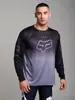 Ropa de Ciclismo Transfronteriza de Manga Larga, Ropa Off-Road para Bicicleta de Montaña, Camisetas de Motocicleta, Ropa de Descenso Transpirable de Secado Rápido, Ropa de Carrera de Verano