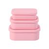 Lancheira simples de silicone lancheira para trabalhador de escritório com boa aparência resistente a altas temperaturas selada especial para micro-ondas lancheira portátil