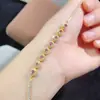 Nuevo brazalete tesoro azul polvo natural incrustaciones de plata 925 brazalete simple de moda de lujo ligero venta directa de fábrica al por mayor