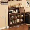 Aparador vitrina de té armario de cocina alacena mueble de almacenamiento para sala de estar mueble de almacenamiento de pared mueble de armario para bar de té