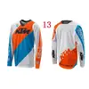 Ropa para Carreras Todoterreno Transfronterizas, Tallas Europeas y Americanas, Camiseta de Manga Larga Versátil y Elegante, que Absorbe el Sudor, Transpirable, Cómoda, Ropa de Descenso Hecha a Medida