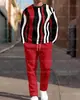 Conjunto de Sudadera Casual de Moda Europea y Americana Temu Transfronterizo Nuevo Conjunto de Dos Piezas Holgado para Hombre con Cuello Redondo y Pantalones