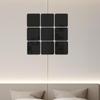 Adesivos de Parede Acrílico Espelhado em Formato de Diamante Transfronteiriços para Sala de Estar Decoração de Casa Parede de Fundo Quadrada Espelho Autoadesivo Refletivo