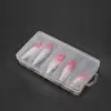 Caja de Cinco Compartimentos para Señuelos Duros Red Head Abs Señuelo Vib Rastreador de Olas Minnow Gordito Señuelo Tipo Lápiz Equipo de Pesca Serie Red Head