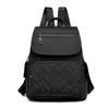 Mochila Casual de Tela Oxford Color Sólido Bolso Elegante para Mujer Bolso Cruzado de un Solo Hombro Estilo Coreano Mochila de Moda para el Trabajo