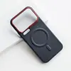 Adecuado para funda de teléfono Xiaomi 18 Pro Max, diseño minimalista de cuero liso, funda protectora de borde duro de cobertura total magnética para 17 Pro Max