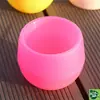 Venta al por mayor del fabricante Planta Suculenta Maceta Pequeña Plástico Multicolor Bola de Piedra Maceta Arcoíris Resina Espesada Maceta Perezosa