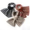 Suéter de Cachemira Suave y Acogedor 2026 Nuevo Estilo Otoño e Invierno Unisex Bufanda de Punto Pied de Poule Calentador de Cuello Cálido