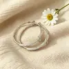 Pendientes de Aro Cruzados con Diamantes Brillantes para Mujer, Personalidad Exagerada, Diseño de Nicho, Modernos, Tendencia, Lujo Ligero, Pendientes de Alta Gama para Mujer