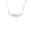 Cadena de Clavícula de Trigo Collar de Plata para Mujer Lujo Ligero Nicho 2024 Nuevas Explosiones Regalo de Cumpleaños Joyería al por Mayor