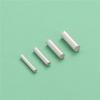 Plata de Ley S925 Plata Brillante Tubo Largo Redondo Liso Tubo Recto Accesorios para Joyería Pulsera de Cuerda Trenzada DIY Tubo Fijo
