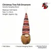 Nuevo producto transfronterizo: Adornos para árbol de Navidad, decoraciones para fiestas navideñas, muñecos sin rostro, lindas decoraciones de gnomos de Santa
