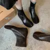 Botas femininas slim-fit estilo coreano, botinhas pretas com patchwork e aumento interno de altura, modernas e versáteis para todas as estações, botas elásticas estilosas