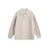 Ropa para Hombre Northbound 2026 Otoño/Invierno Nuevo Suéter de Punto Liso Pullover para Hombre, Corte Holgado, Cuello Solapa, Chaqueta para Atuendo de Pareja