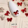 Strass Vermelho Plano para Nail Art no Atacado, Mini Strass Vermelho Olho de Cavalo Gota d'Água Plano com Formatos Irregulares, Decorações de Strass para Unhas de Estilos Mistos