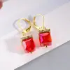 Pendientes Transfronterizos Luna de Mañana, Nuevos Productos Más Vendidos en Wish, Modernos Chapados en Oro con Incrustaciones de Diamante